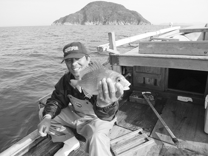 祝島・鯛の一本釣り