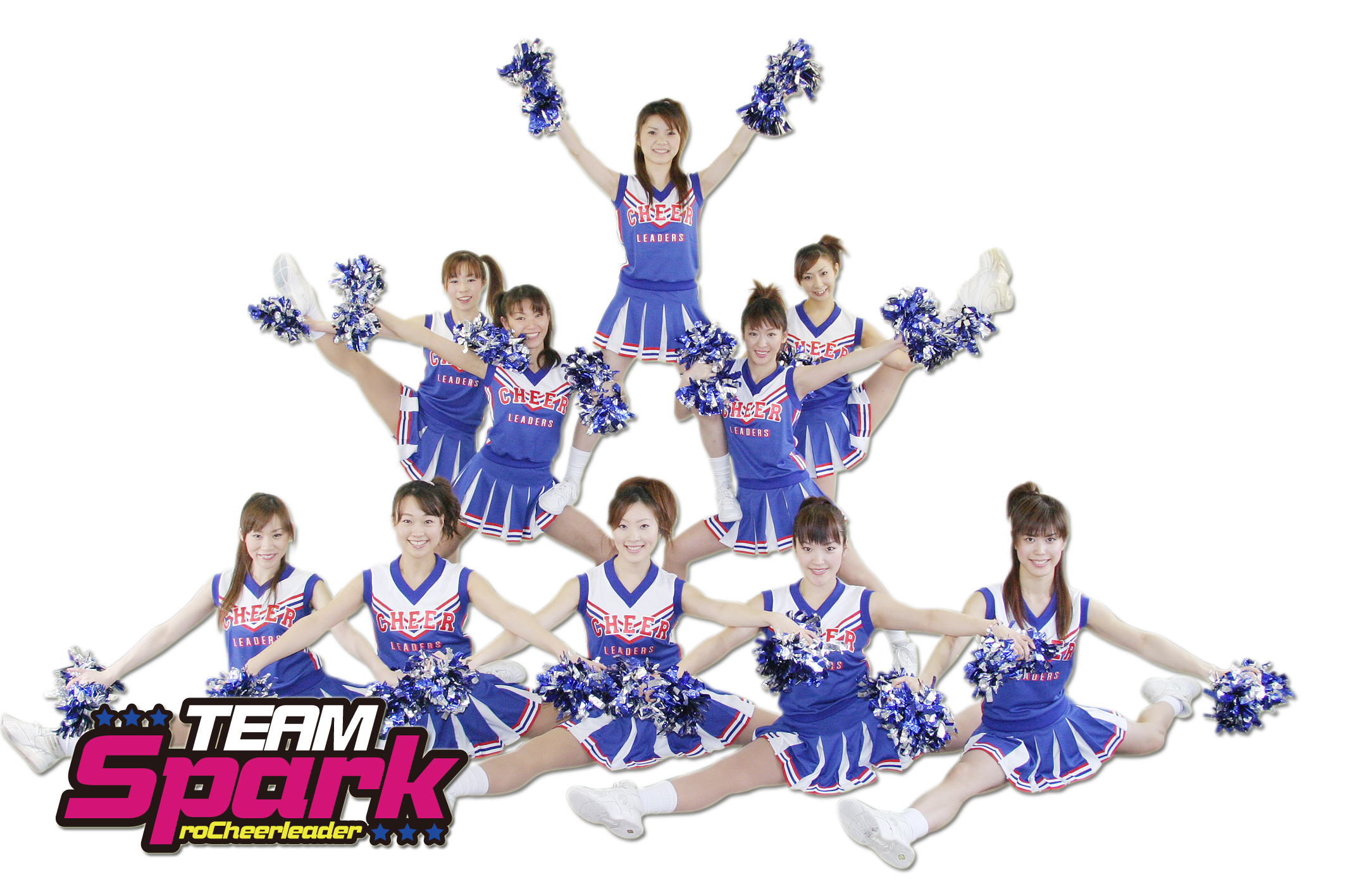 同じく「TEAM☆SPARK（チームスパーク）」。青い衣装もイイ！