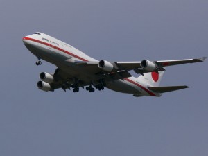 政府専用機B-747