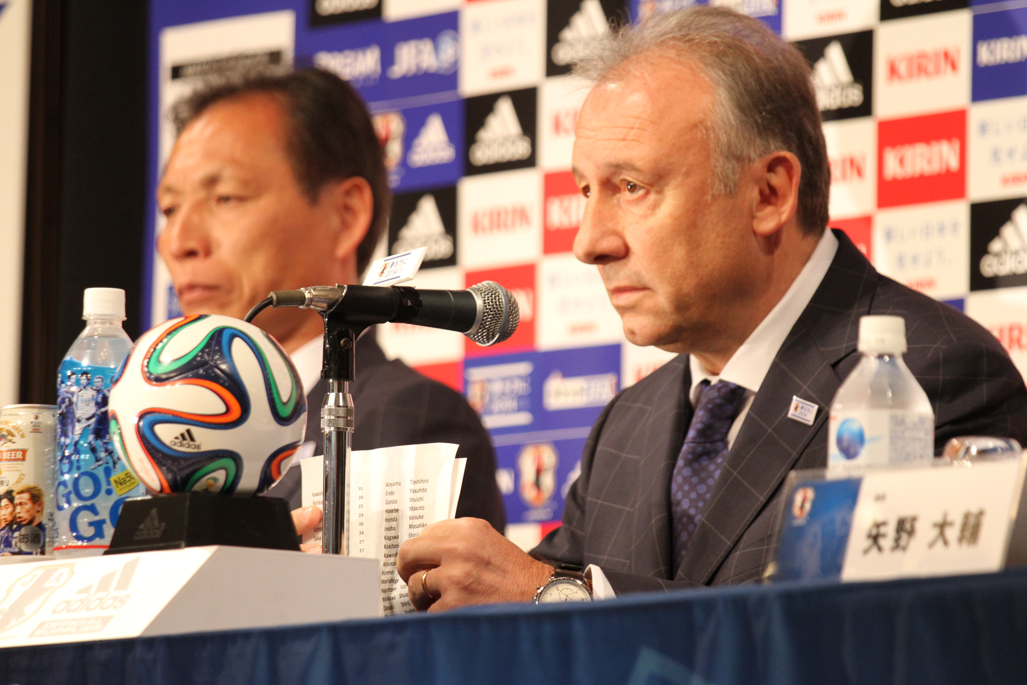 ブラジルW杯日本代表発表会見