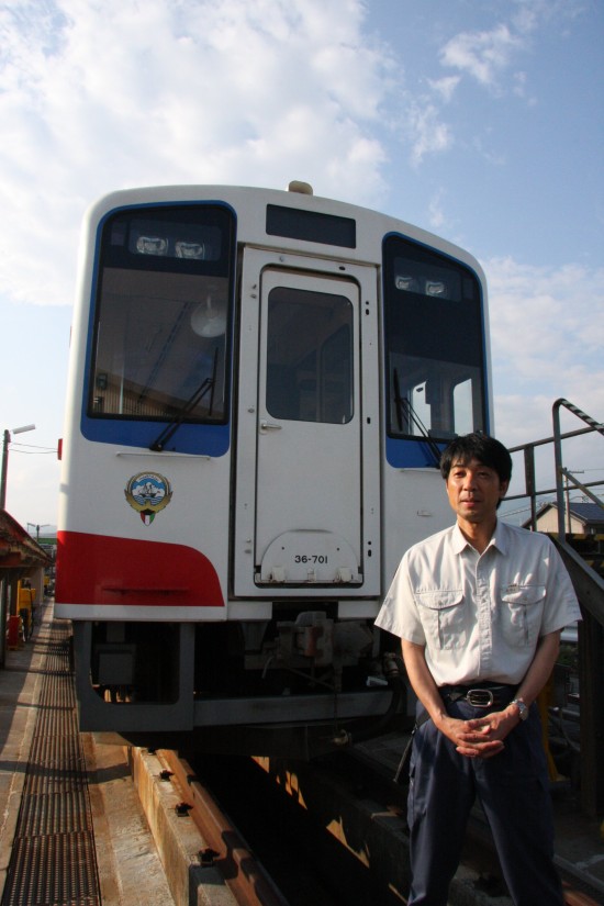 三陸鉄道運行開始の際は、車掌として「悲願の開通」の日に立ち会ったという吉田氏