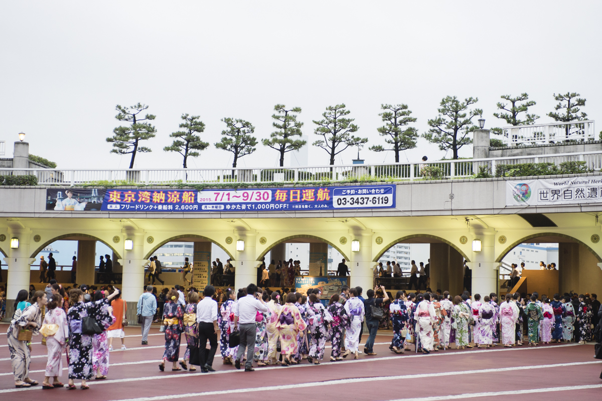 東京湾納涼船2015がオープン【浴衣美女写真館】