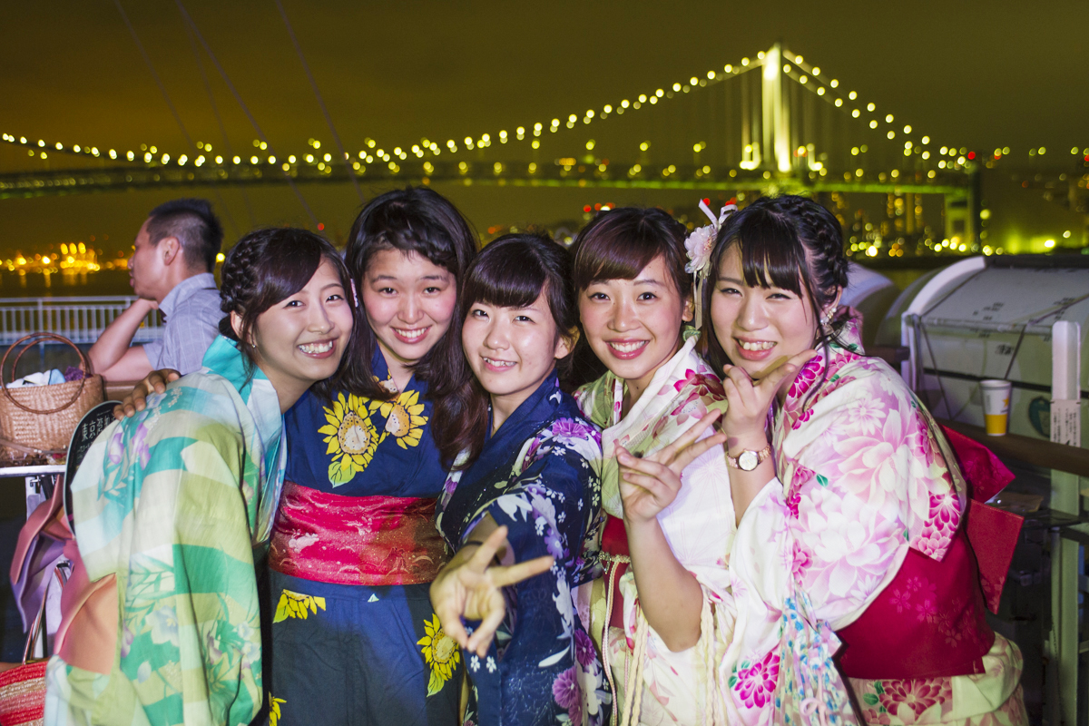 東京湾納涼船2015がオープン【浴衣美女写真館】