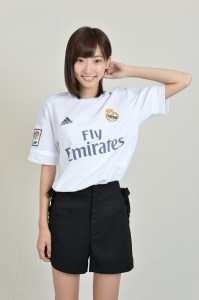 スペインサッカーリーガ・エスパニョーラのイメージガールの武田玲奈ちゃん