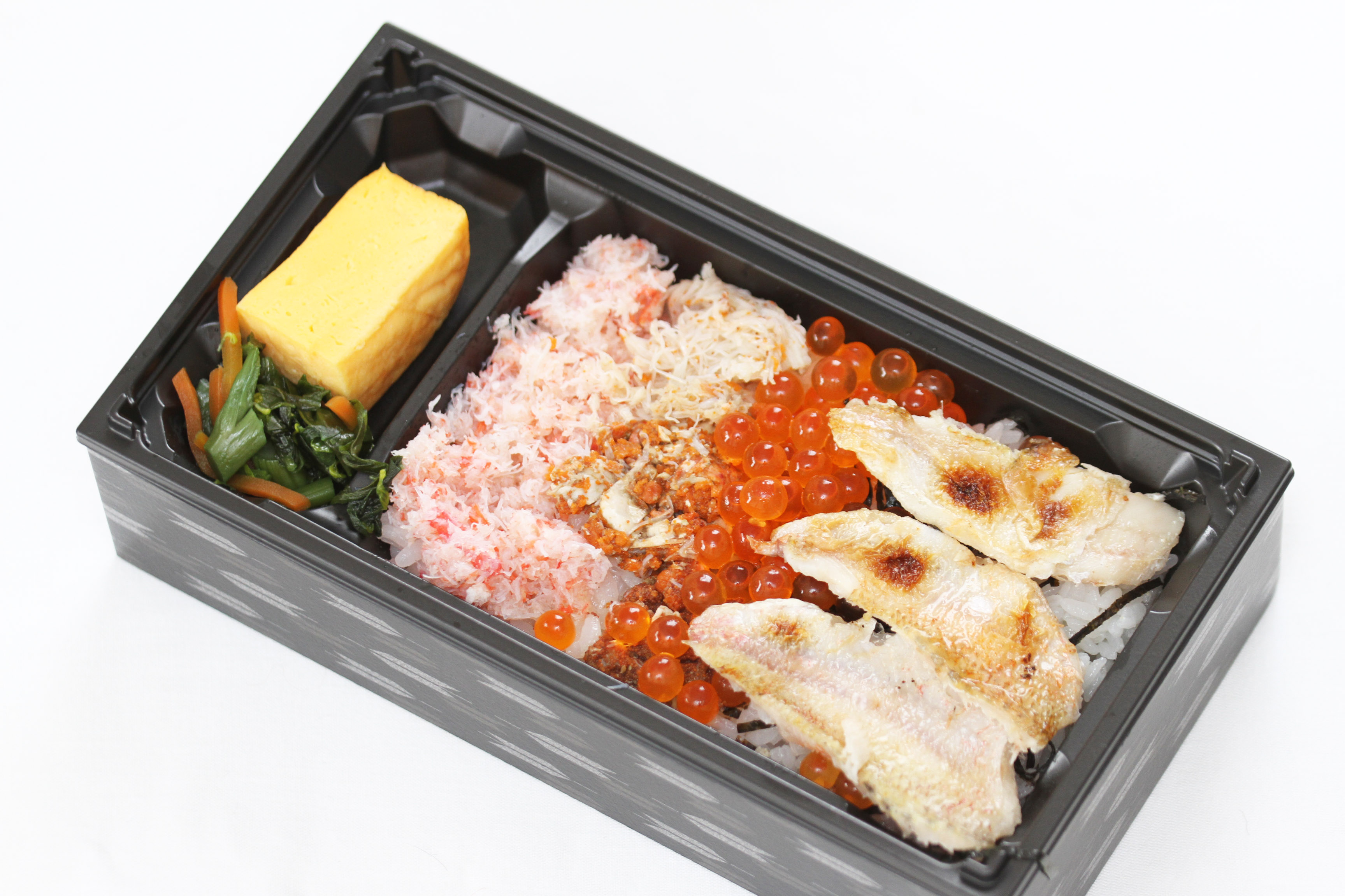 「のどぐろと香箱蟹弁当」