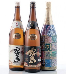 霧島焼酎飲み比べセット　1.8リットル×3本