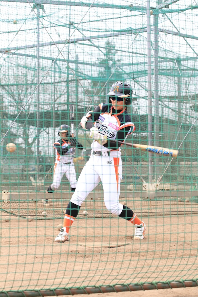 女子プロ野球・中野菜摘