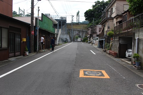 廃村にほど近い住宅街