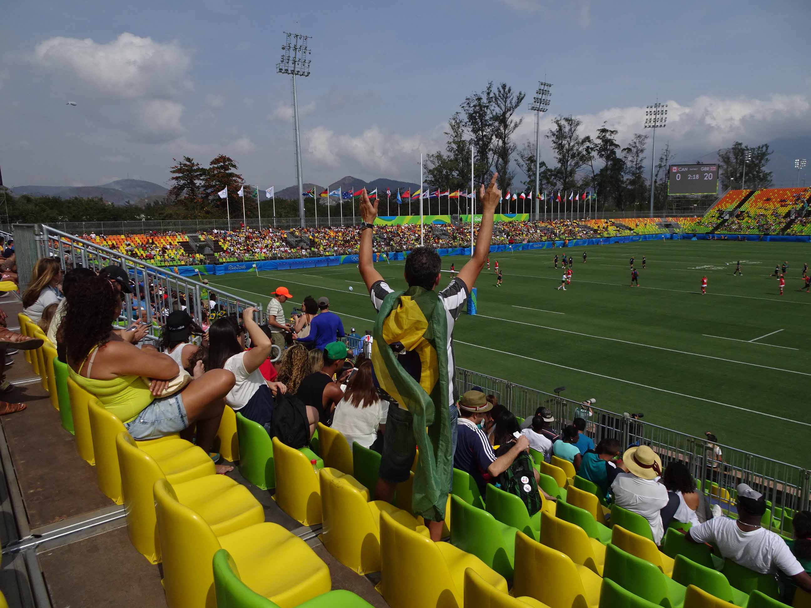 女子7人制ラグビーはブラジルで大人気!? サクラセブンズの応援に行ってきた