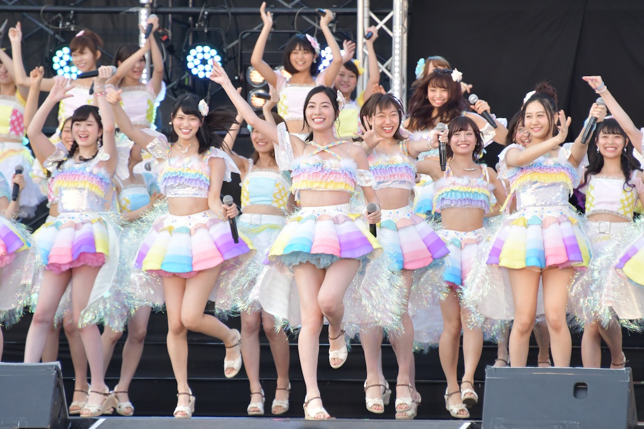 恒例の水着披露も！今年も美浜海遊祭でSKE48が魅せた