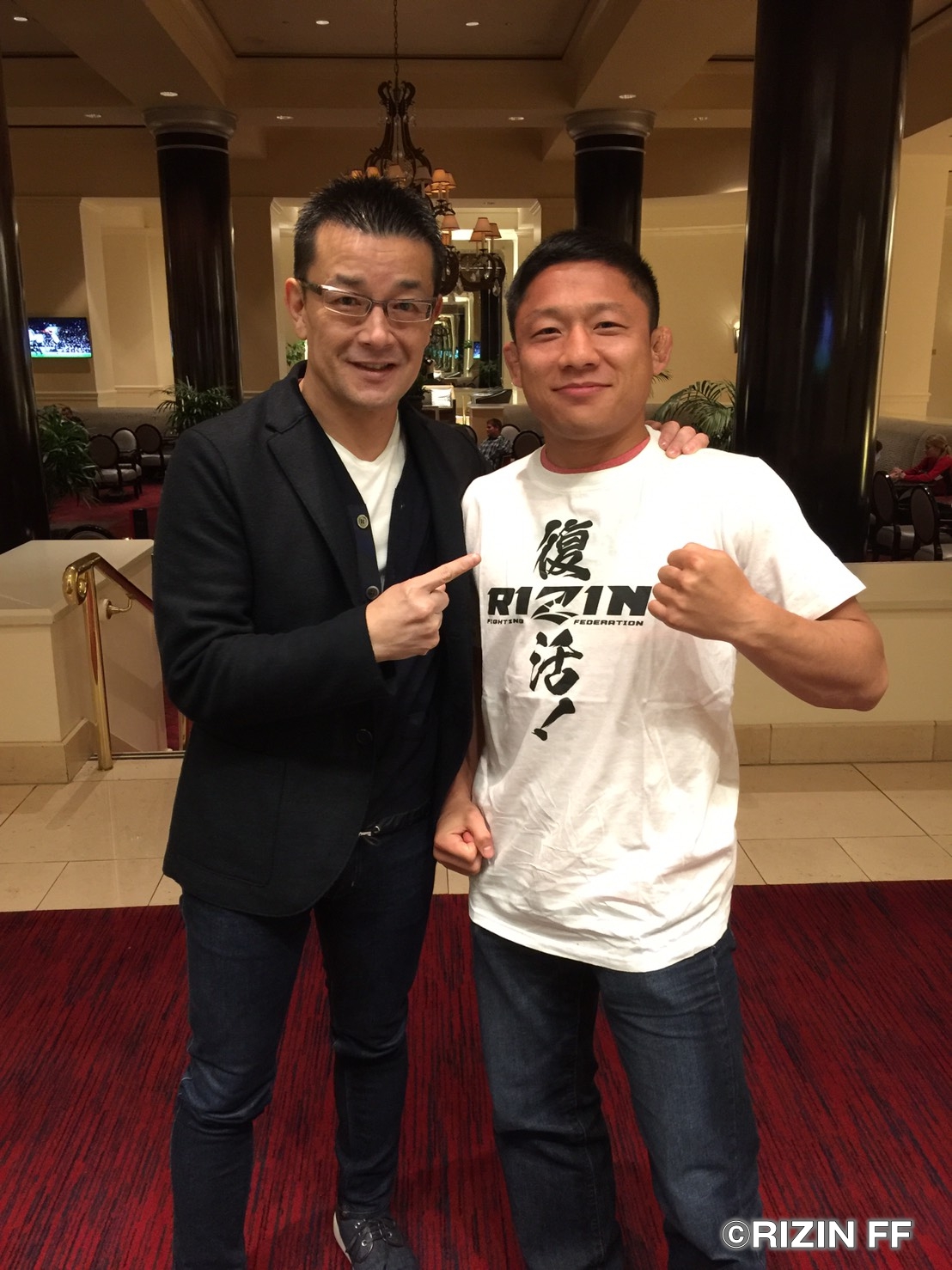 堀口恭司電撃参戦決定 (C)RIZIN FF