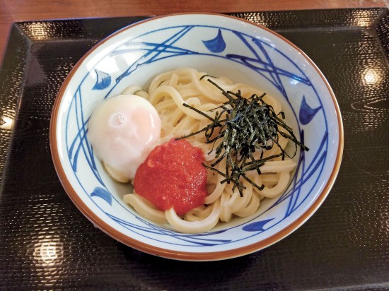 明太釜玉うどん