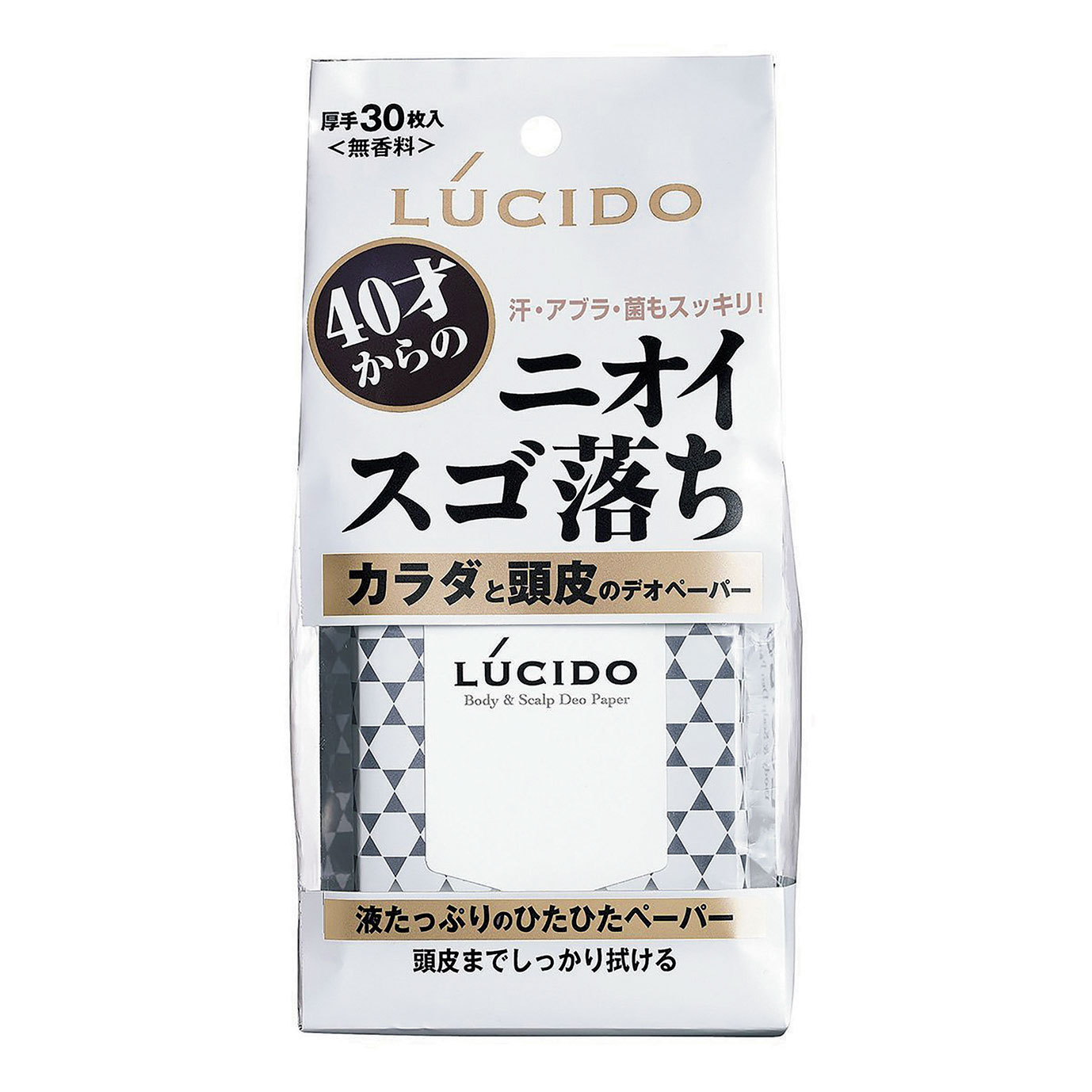 LUCIDO カラダと頭皮のデオペーパー