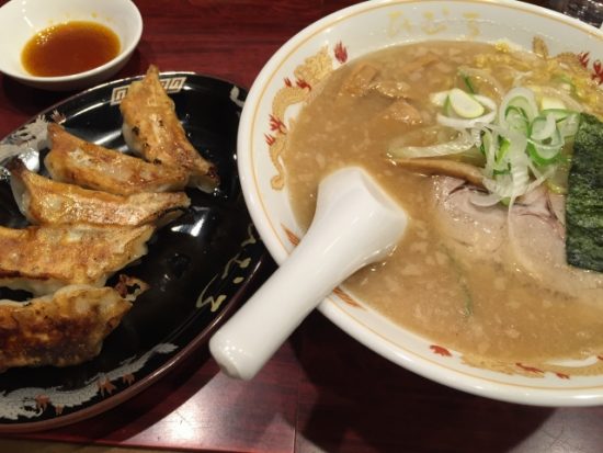 ラーメン餃子セット