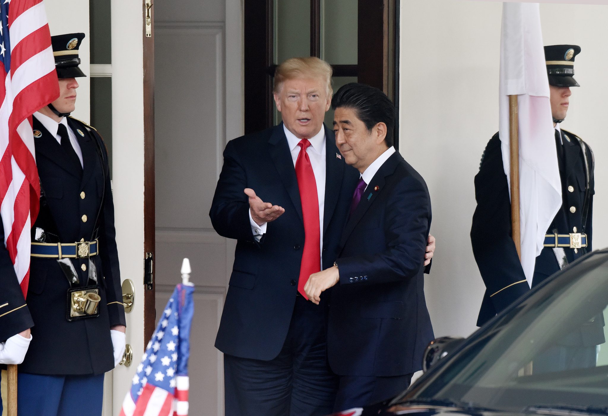 安倍首相とトランプ大統領