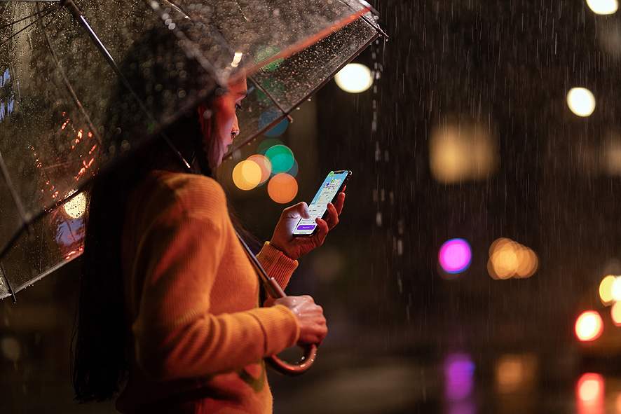 雨の日