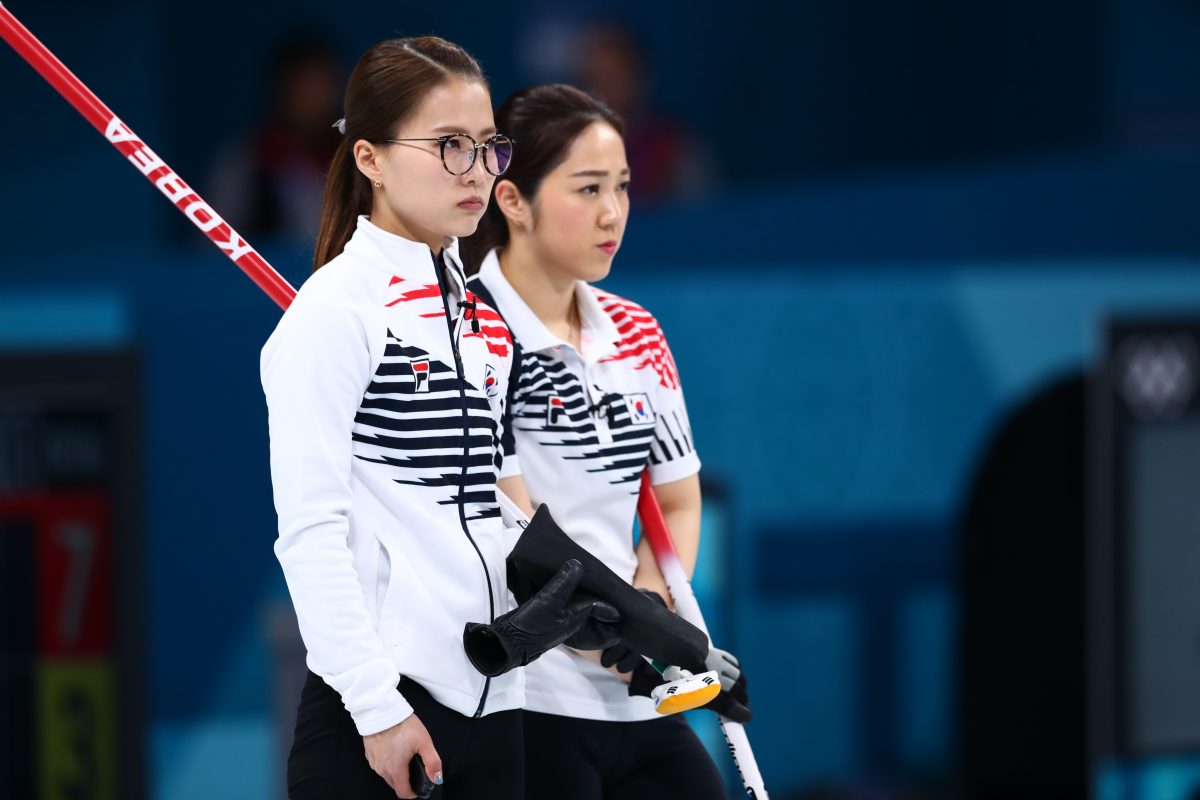 平昌冬季五輪　韓国カーリング女子チーム／雑誌協会代表撮影