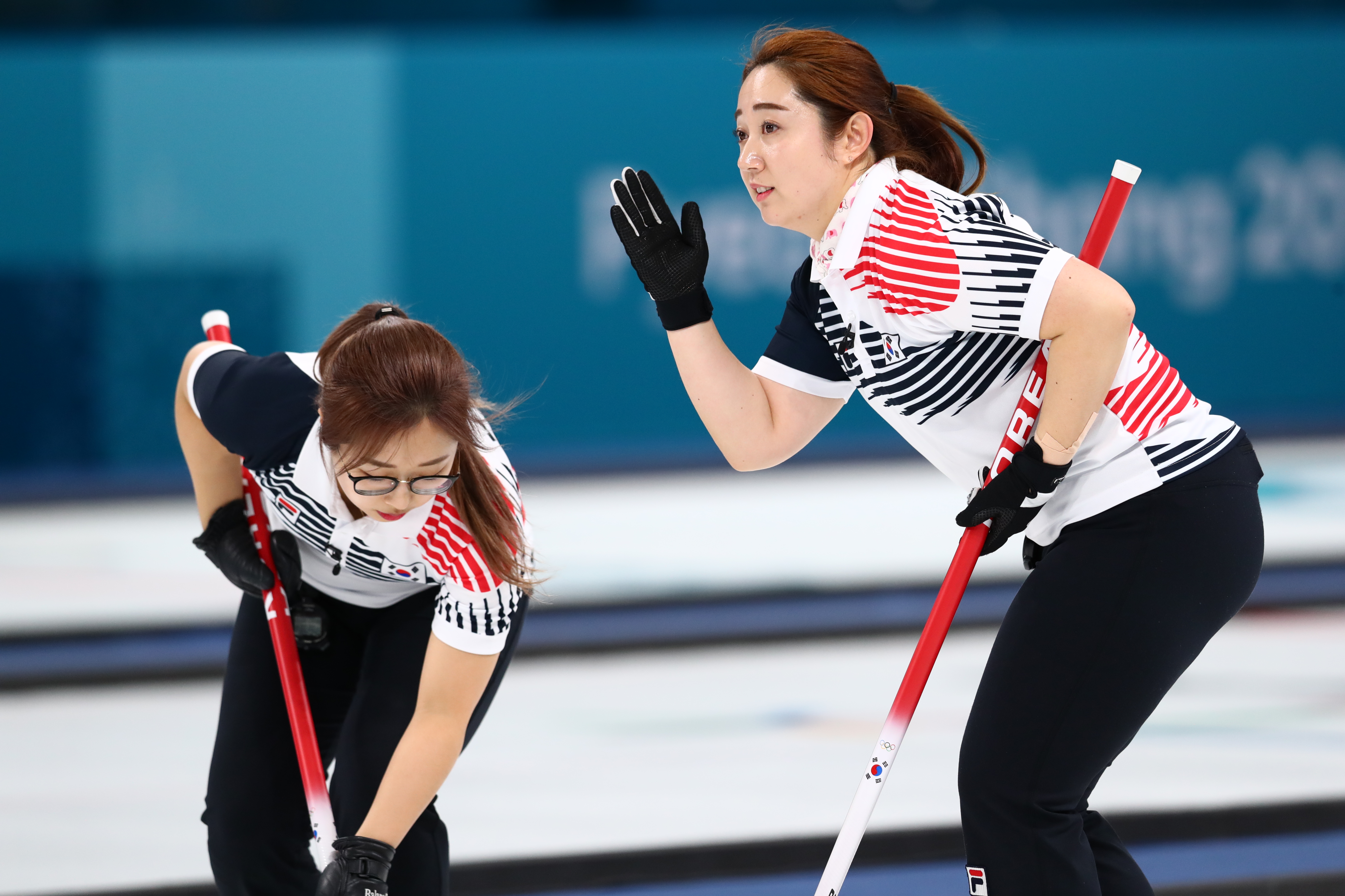 平昌冬季五輪　韓国カーリング女子チーム／雑誌協会代表撮影