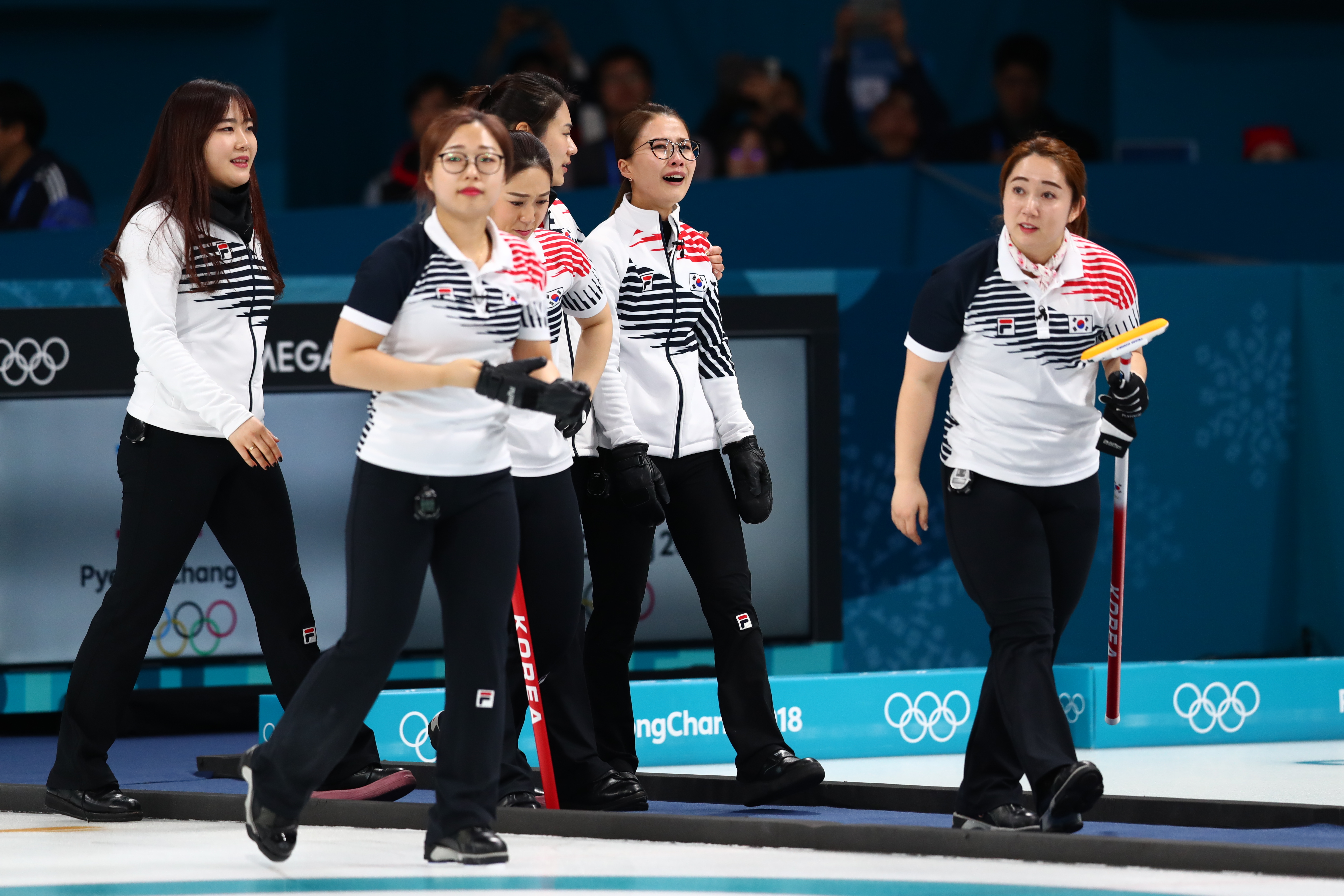 平昌冬季五輪　韓国カーリング女子チーム／雑誌協会代表撮影