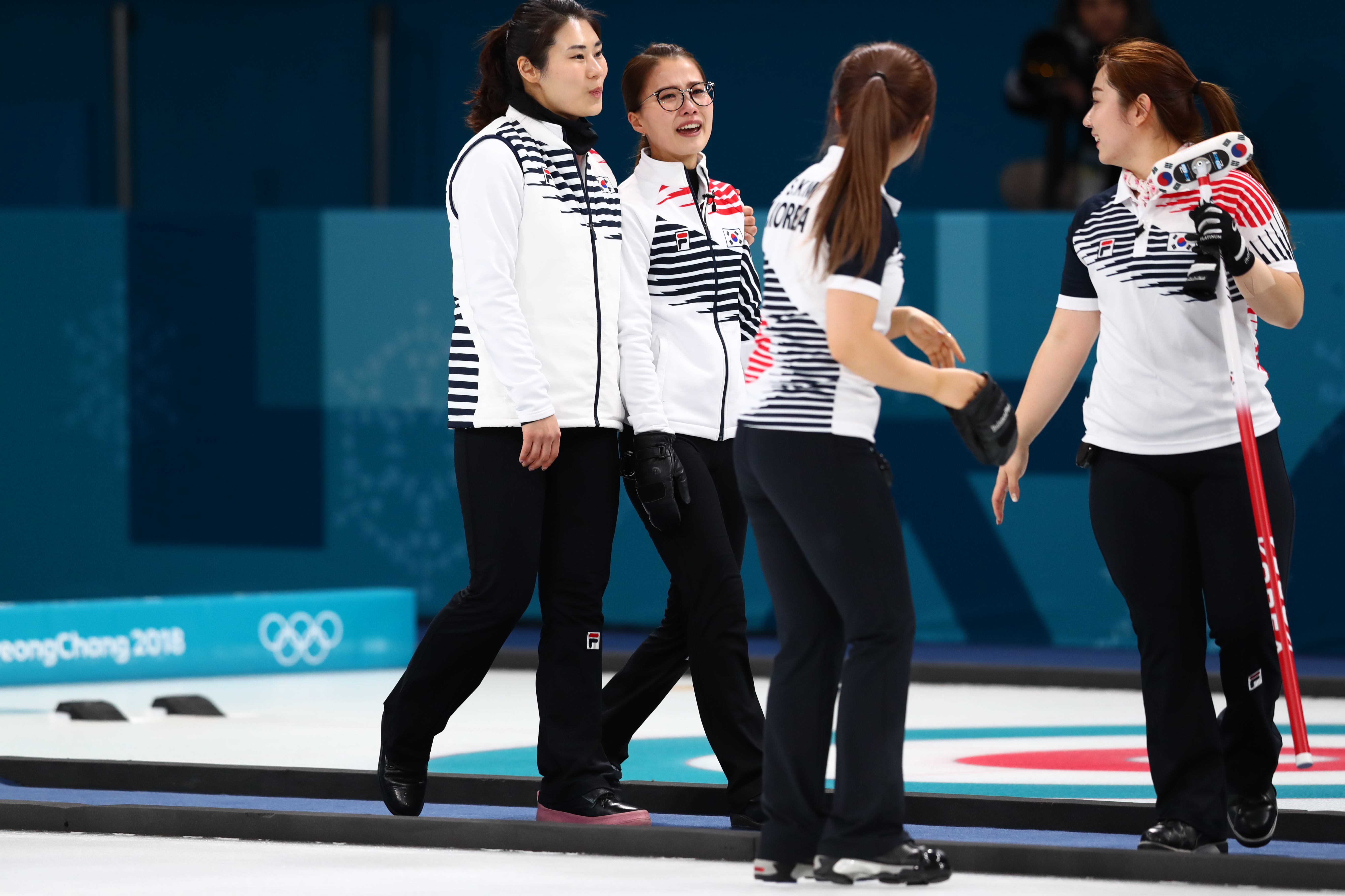 平昌冬季五輪　韓国カーリング女子チーム／雑誌協会代表撮影