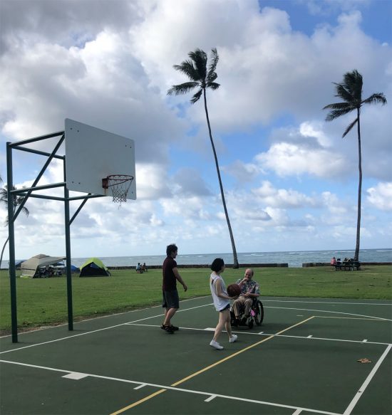 神足裕司さんハワイ旅行　バスケット