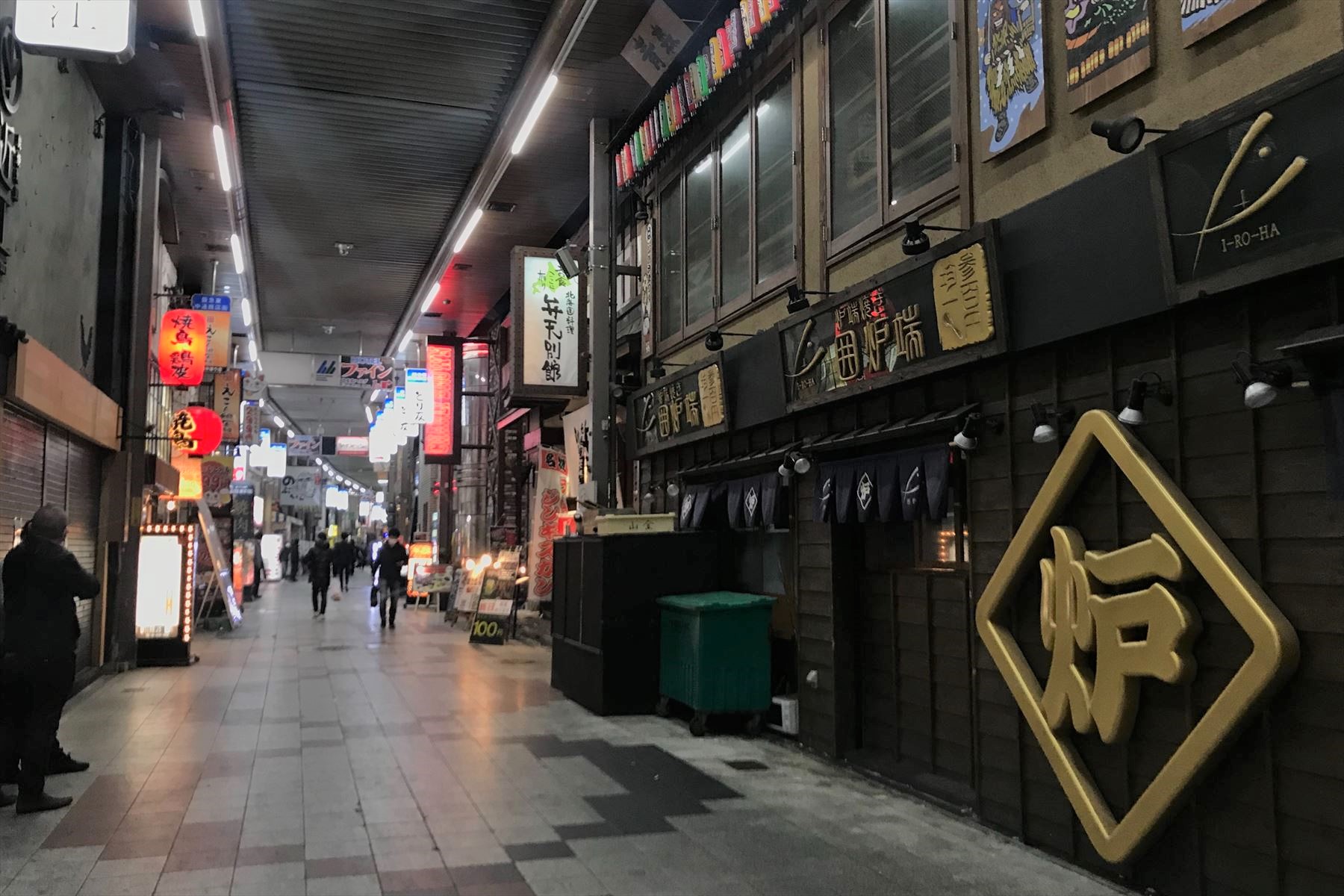 梅田・東通り商店街（山本さん撮影）