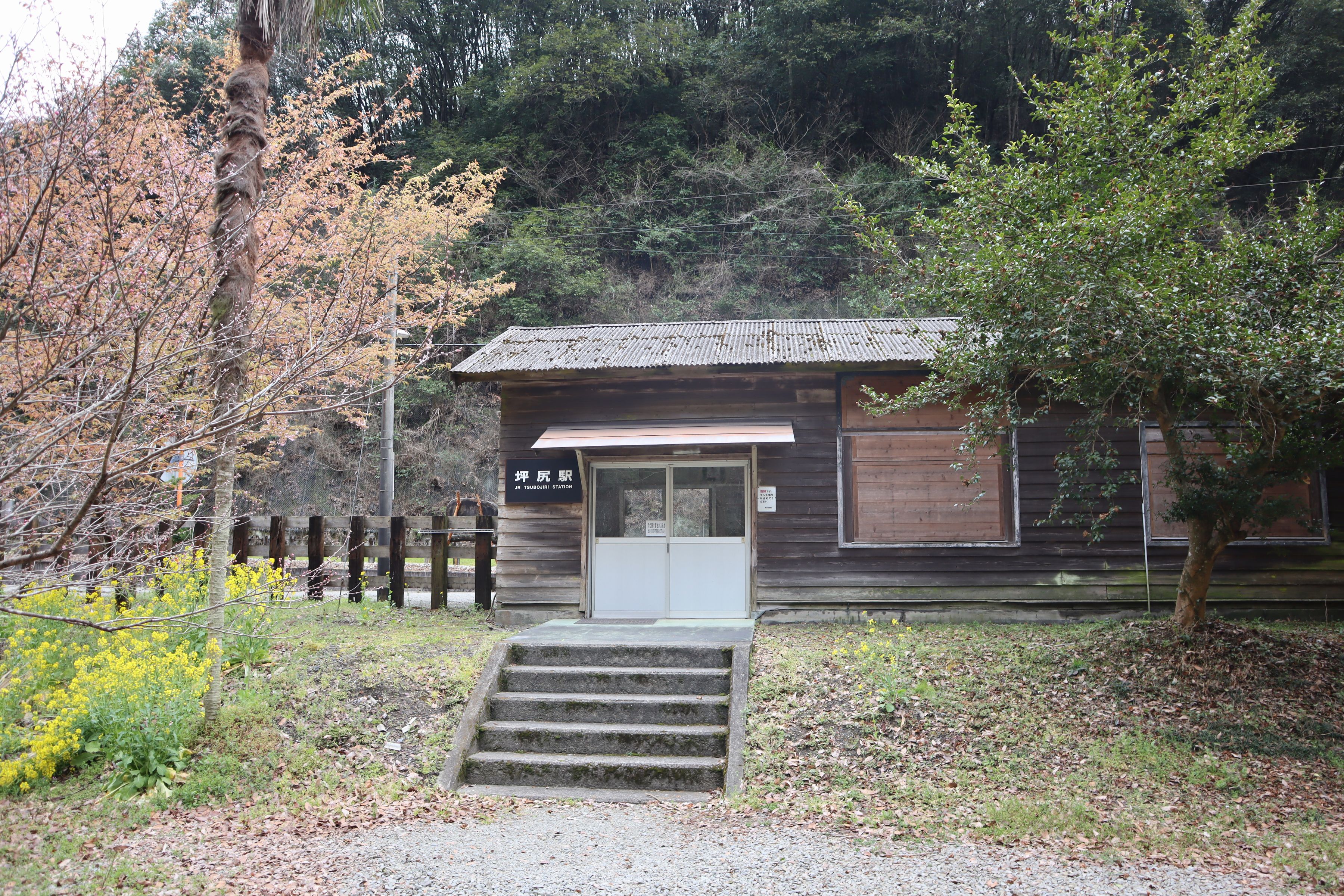 坪尻駅駅舎