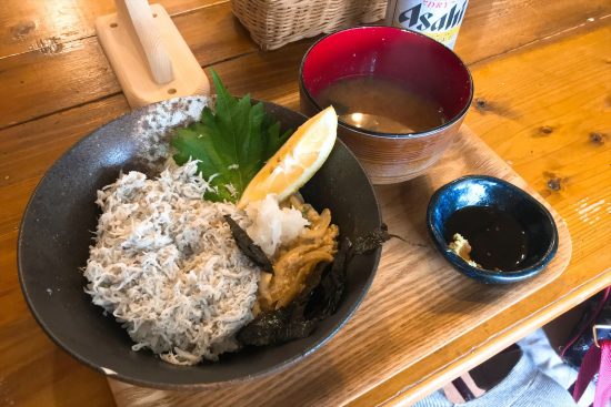 淡路島名物しらす丼