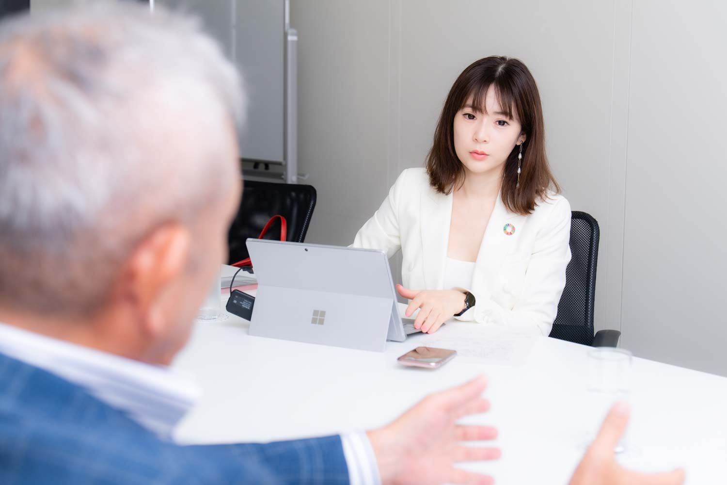 原田泳幸　馬渕磨理子