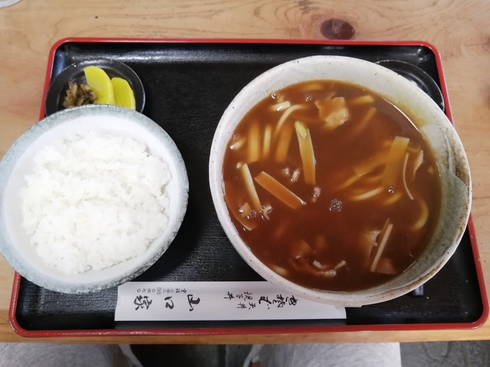 カレー南蛮×白米