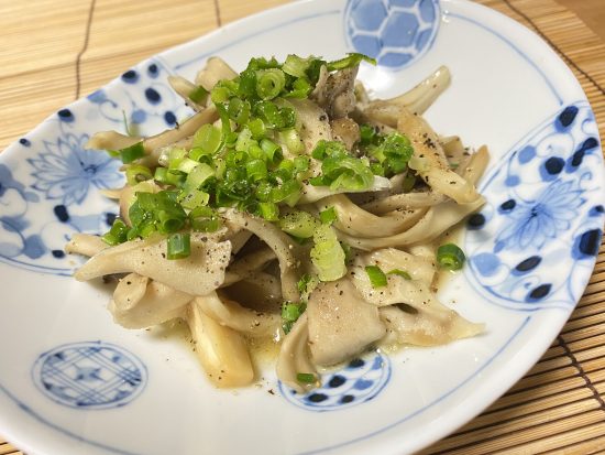 舞茸とエリンギの醤油バター