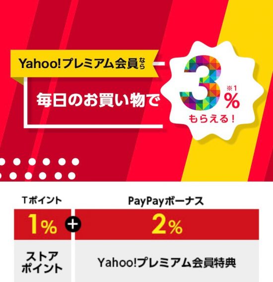 Yahoo!プレミアム無料