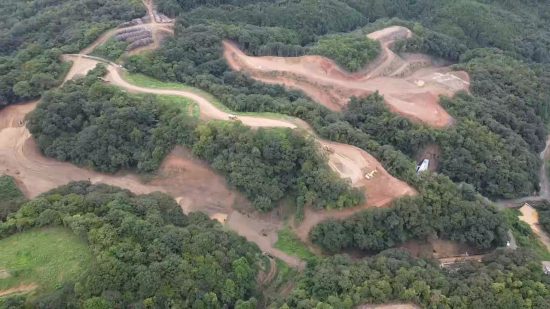 津山市のメガソーラー予定地