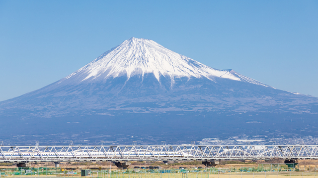 富士山　新幹線