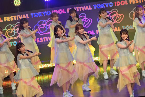 TIF2022  HOT STAGEに日向坂46が登場