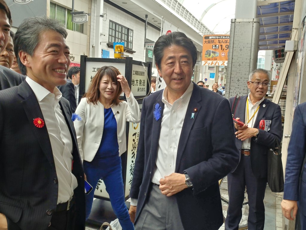 2019年7月9日、筆者の故郷である高松市内で、参院選の応援演説をした安倍晋三・元首相