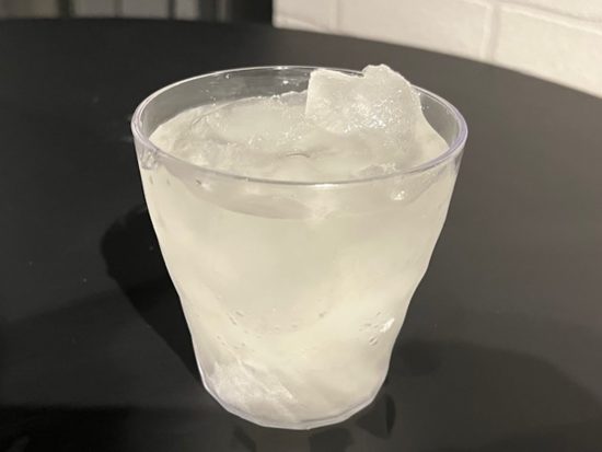 日本酒のパーシャルショット