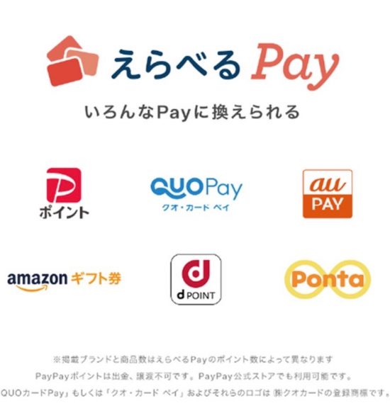 えらべるPay