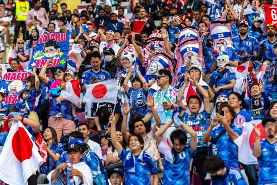 サッカーW杯　日本代表　サポーター