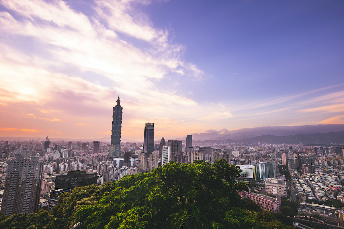 台湾 台北の都市風景