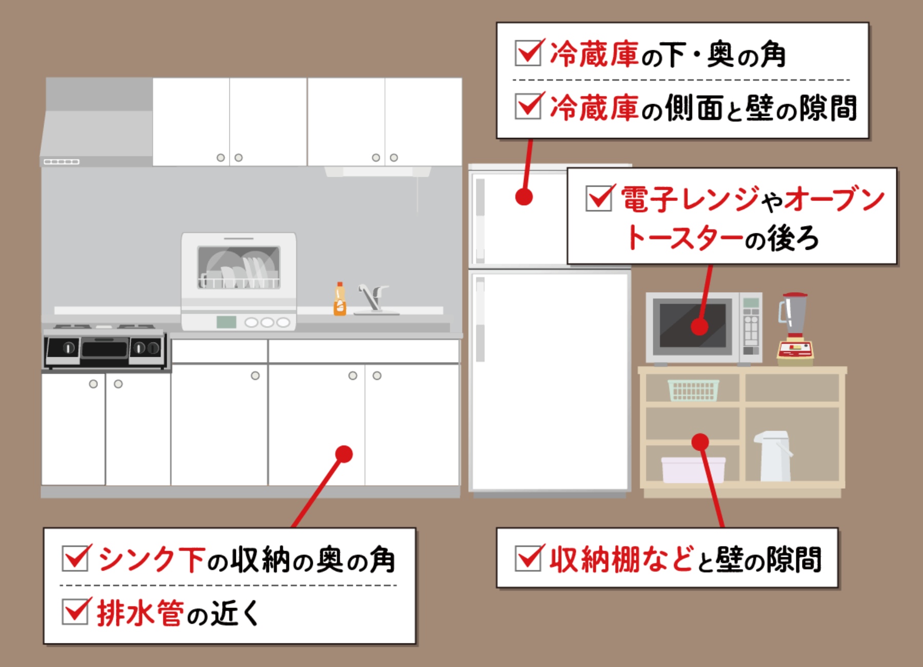 ベイト剤の置き場所