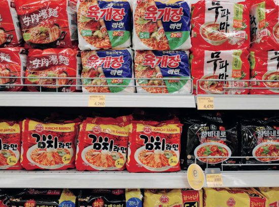 韓国の食品類