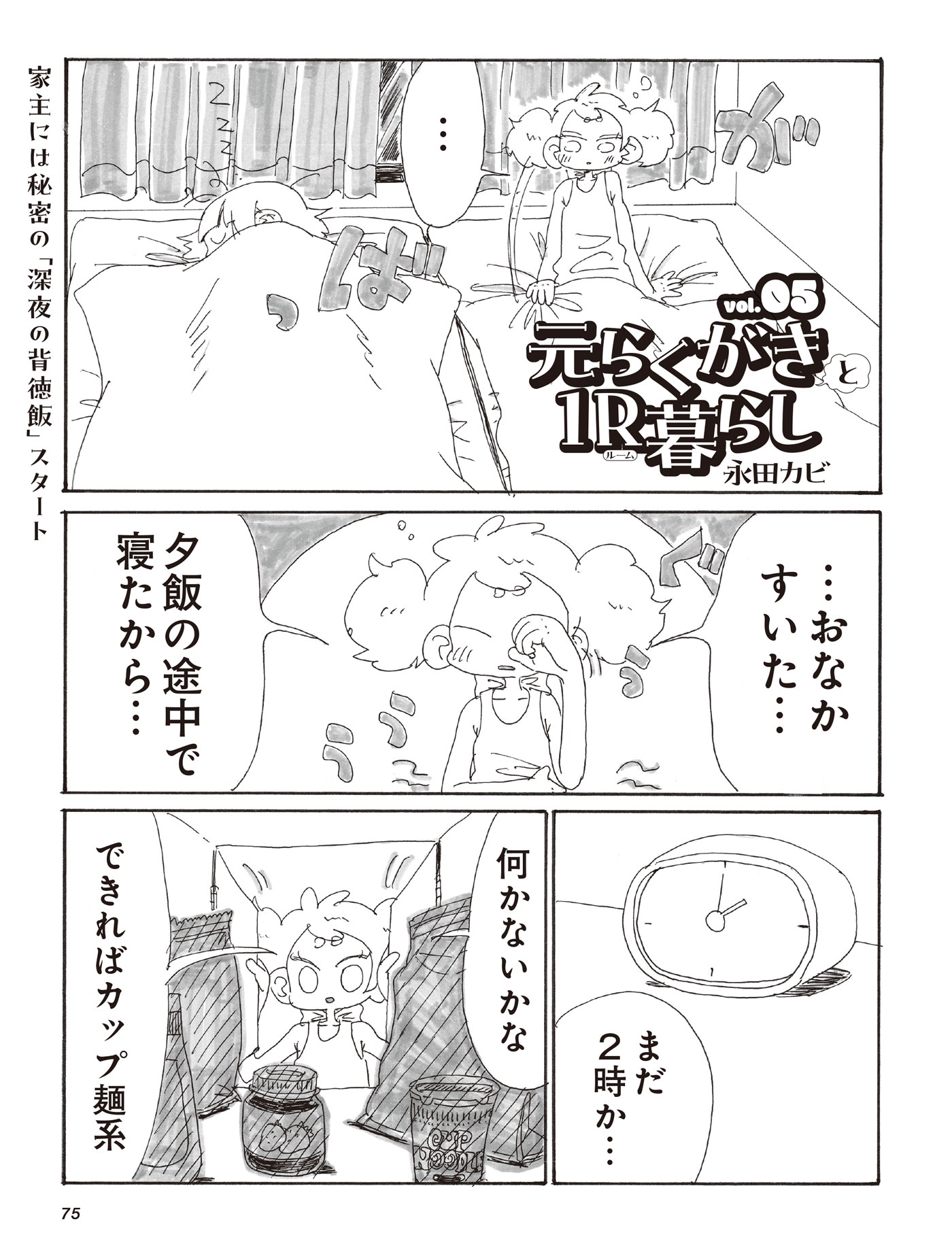 漫画「元らくがきと1R暮らし」vol.5