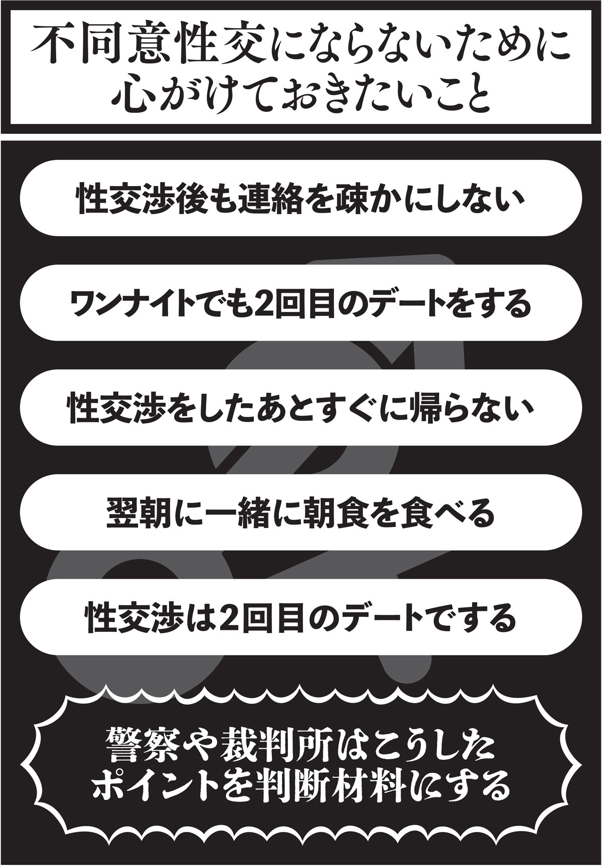 弁護士が教える「間違えない男女交渉」