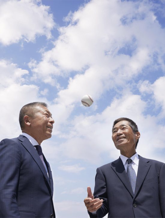 前田三夫氏と小倉全由氏