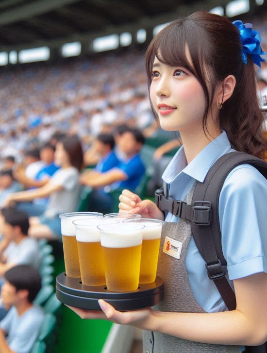 ビールの売り子