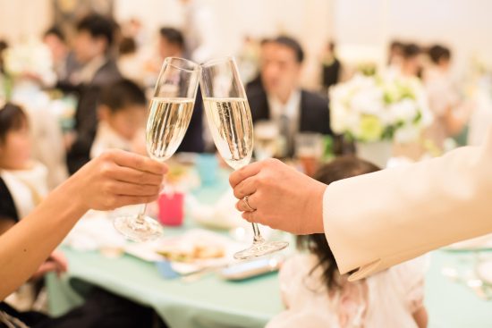 結婚式で再開