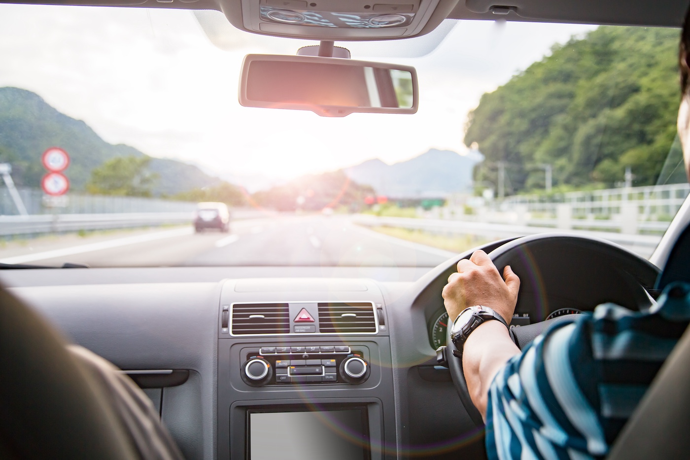 運転席からの風景