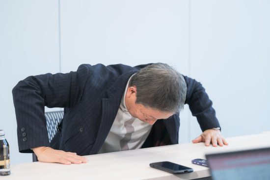 CM明けに土下座しようとしたが止められた